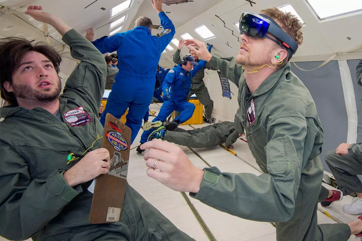 Applications of vr in elearning. Astronauts training