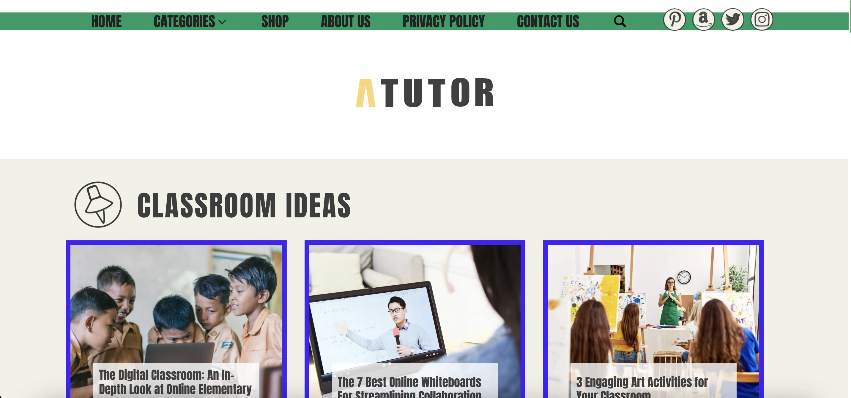 ATutor homepage