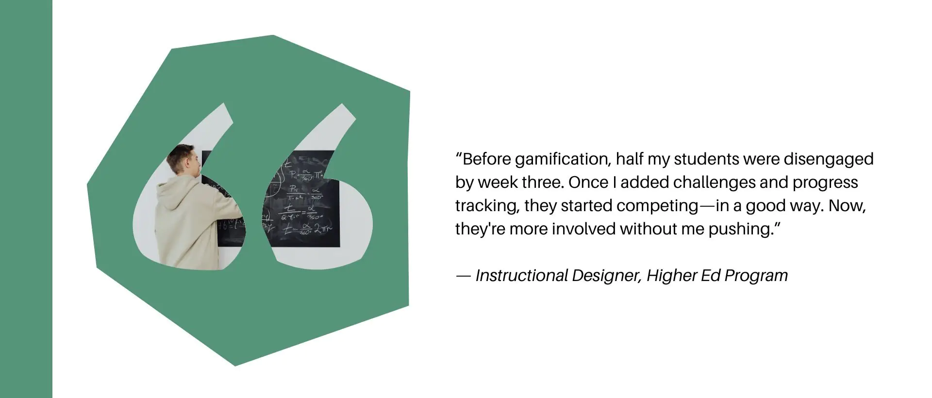 Quote about project from edtech specialist