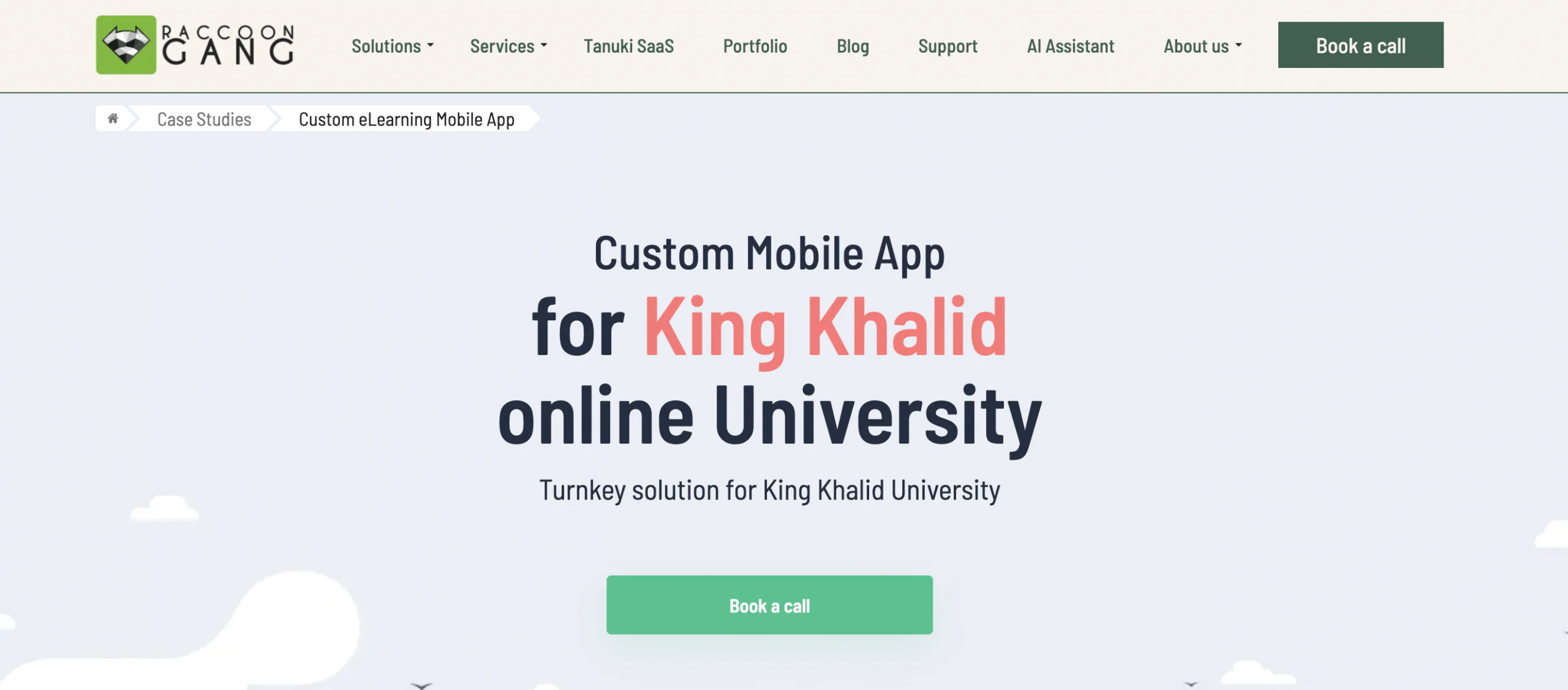Custom Mobile App for King Khalidonline University