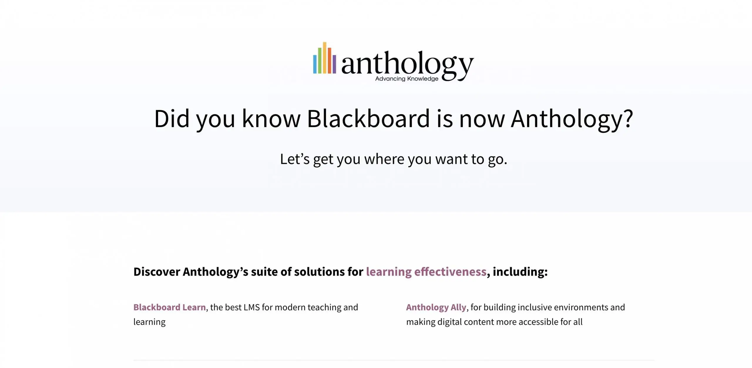 Blackboard alternatives: BlackBoard Main Page 