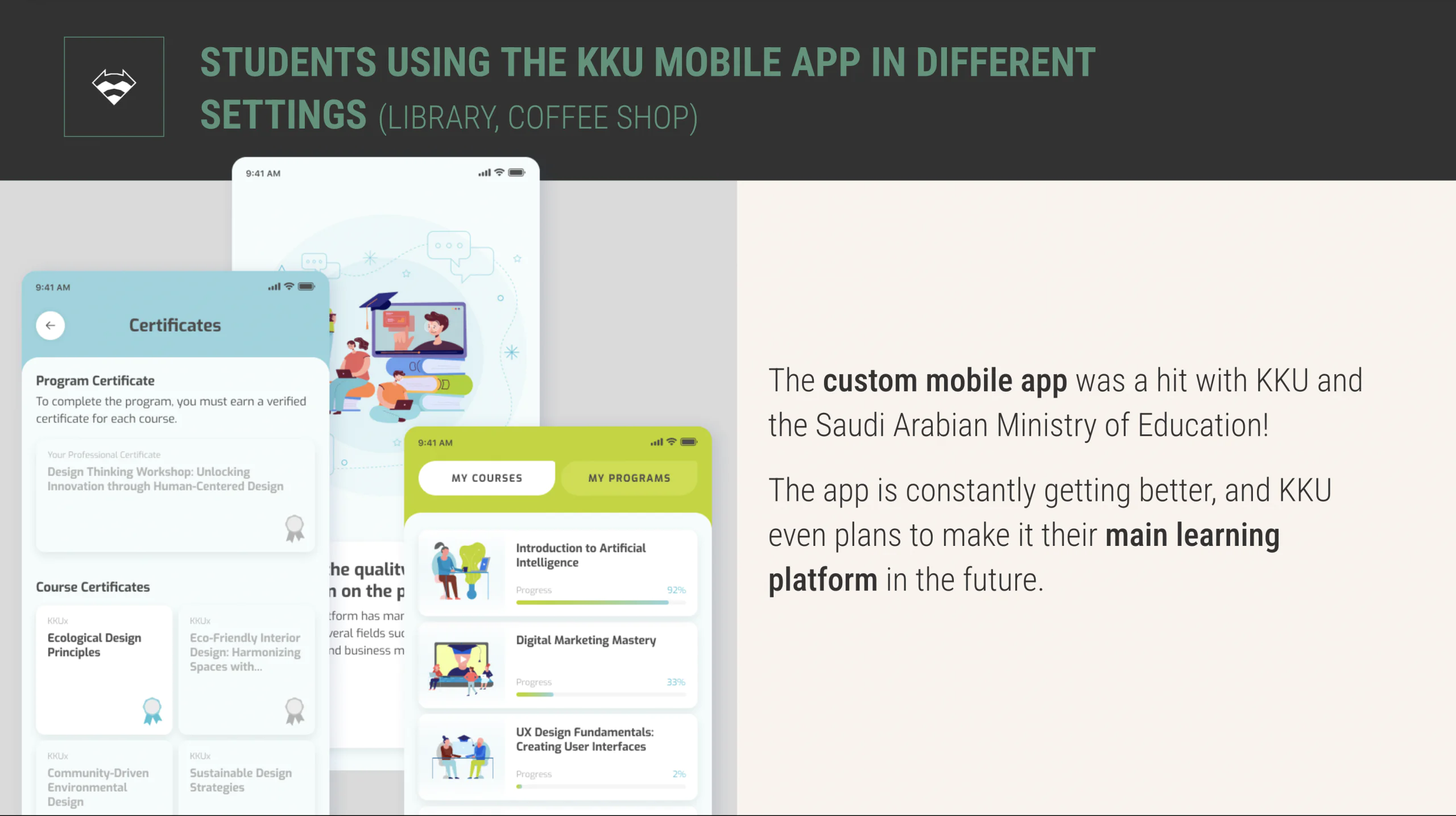 Mobile app for the university