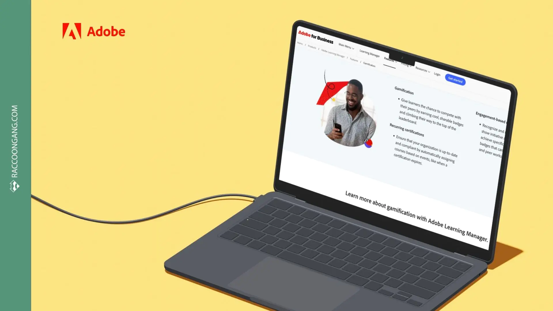 Adobe LMS Main Page Adobe LMS Main Page