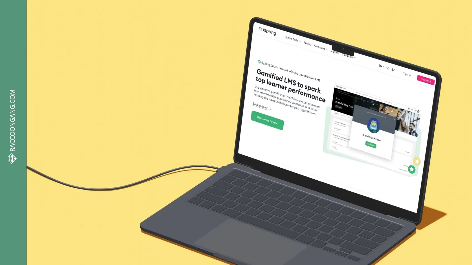 iSpring LMS Main Page iSpring LMS Main Page